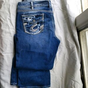 Silver Elyse slim boot W31/L33